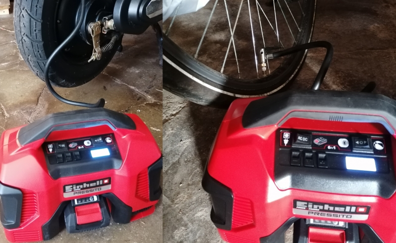 Einhell Pressito: Hochdruckkompressor für Fahrrad, Moped, Auto Einhell Pressito: Hochdruckkompressor für Fahrrad, Moped, Auto