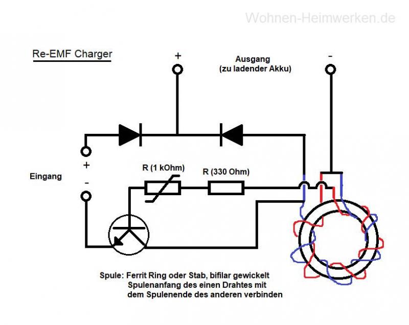 Re-EMF Charger Schaltplan Schaltplan unseres Re-EMF Chargers Re-EMF Charger Schaltplan Schaltplan unseres Re-EMF Chargers